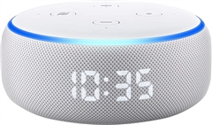 Amazon Echo Dot 3rd Gen (36EBT3) with Clock - Sandstone Fabric, C